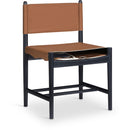  Color_Cognac -- Rawlins Cognac Vegan Leather Upholstered Dining Chair IMAGE 1