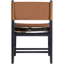  Color_Cognac -- Rawlins Cognac Vegan Leather Upholstered Dining Chair IMAGE 5