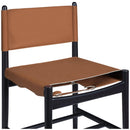  Color_Cognac -- Rawlins Cognac Vegan Leather Upholstered Dining Chair IMAGE 7