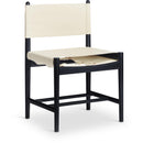  Meridian Rawlins Cream Vegan Leather Upholstered Dining Chair IMAGE 1