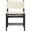  Color_Cream -- Rawlins Cream Vegan Leather Upholstered Dining Chair IMAGE 3