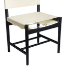  Meridian Rawlins Cream Vegan Leather Upholstered Dining Chair IMAGE 6