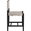  Color_Taupe -- Rawlins Taupe Vegan Leather Upholstered Dining Chair IMAGE 5