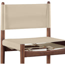  Meridian Rawlins Beige Vegan Leather Upholstered Dining Chair IMAGE 6