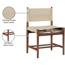  Meridian Rawlins Beige Vegan Leather Upholstered Dining Chair IMAGE 9