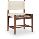  Color_Cream -- Rawlins Cream Vegan Leather Upholstered Dining Chair IMAGE 1
