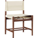  Meridian Rawlins Cream Vegan Leather Upholstered Dining Chair IMAGE 3