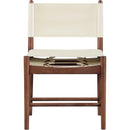  Color_Cream -- Rawlins Cream Vegan Leather Upholstered Dining Chair IMAGE 4