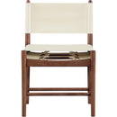  Meridian Rawlins Cream Vegan Leather Upholstered Dining Chair IMAGE 4