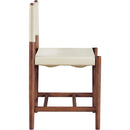  Meridian Rawlins Cream Vegan Leather Upholstered Dining Chair IMAGE 5