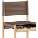  Meridian Rawlins Brown Vegan Leather Upholstered Counter Stool IMAGE 6