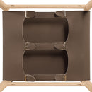  Color_Brown -- Rawlins Brown Vegan Leather Upholstered Counter Stool IMAGE 8