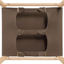  Meridian Rawlins Brown Vegan Leather Upholstered Counter Stool IMAGE 8