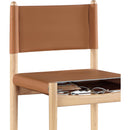  Meridian Rawlins Cognac Vegan Leather Upholstered Counter Stool IMAGE 6