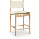  Color_Cream -- Rawlins Cream Vegan Leather Upholstered Counter Stool IMAGE 1