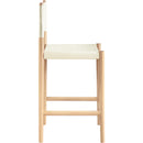  Color_Cream -- Rawlins Cream Vegan Leather Upholstered Counter Stool IMAGE 5