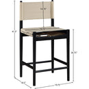  Color_Beige -- Meridian Rawlins Counter Height Stool IMAGE 8