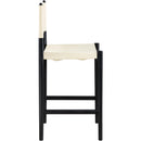  Color_Cream -- Rawlins Cream Vegan Leather Upholstered Counter Stool IMAGE 5