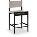  Color_Taupe -- Rawlins Taupe Vegan Leather Upholstered Counter Stool IMAGE 1