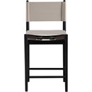  Color_Taupe -- Rawlins Taupe Vegan Leather Upholstered Counter Stool IMAGE 4