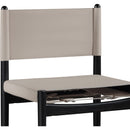  Color_Taupe -- Rawlins Taupe Vegan Leather Upholstered Counter Stool IMAGE 6