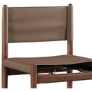  Meridian Rawlins Brown Vegan Leather Upholstered Counter Stool IMAGE 6