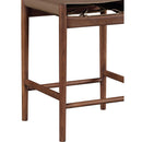  Meridian Rawlins Brown Vegan Leather Upholstered Counter Stool IMAGE 7