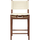  Color_Cream -- Rawlins Cream Vegan Leather Upholstered Counter Stool IMAGE 4