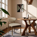  Color_Beige -- Meridian Riccio Dining Chair IMAGE 2