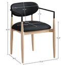  Color_Black -- Meridian Riccio Arm Chair IMAGE 8