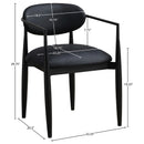  Color_Black -- Meridian Riccio Arm Chair IMAGE 8