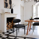 Color_Black -- Meridian Riccio Dining Chair IMAGE 2
