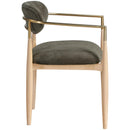  Color_Brown -- Meridian Riccio Arm Chair IMAGE 3