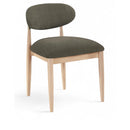  Meridian Riccio Brown Performance Fabric Upholstered Dining Side Chair IMAGE 1