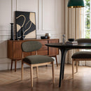  Color_Brown -- Meridian Riccio Dining Chair IMAGE 2