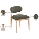  Color_Brown -- Meridian Riccio Dining Chair IMAGE 8