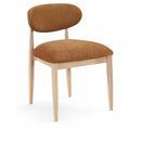  Meridian Riccio Cognac Performance Fabric Upholstered Dining Side Chair IMAGE 1