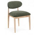  Meridian Riccio Olive Performance Fabric Upholstered Dining Side Chair IMAGE 1