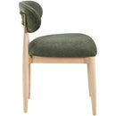  Meridian Riccio Olive Performance Fabric Upholstered Dining Side Chair IMAGE 3