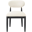  Meridian Riccio Beige Performance Fabric Upholstered Dining Side Chair IMAGE 3