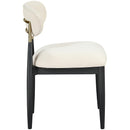  Meridian Riccio Beige Performance Fabric Upholstered Dining Side Chair IMAGE 4
