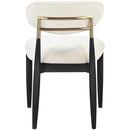  Meridian Riccio Beige Performance Fabric Upholstered Dining Side Chair IMAGE 5