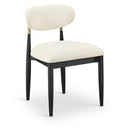  Meridian Riccio Cream Performance Fabric Upholstered Dining Side Chair IMAGE 1