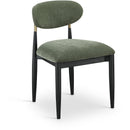  Meridian Riccio Olive Performance Fabric Upholstered Dining Side Chair IMAGE 1