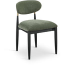  Color_Olive -- Riccio Olive Performance Fabric Upholstered Dining Side Chair IMAGE 1