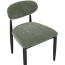  Meridian Riccio Olive Performance Fabric Upholstered Dining Side Chair IMAGE 5