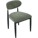  Meridian Riccio Olive Performance Fabric Upholstered Dining Side Chair IMAGE 6