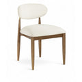  Meridian Riccio Beige Performance Fabric Upholstered Dining Side Chair IMAGE 1