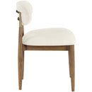  Meridian Riccio Beige Performance Fabric Upholstered Dining Side Chair IMAGE 3