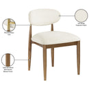  Color_Beige -- Meridian Riccio Dining Chair IMAGE 9